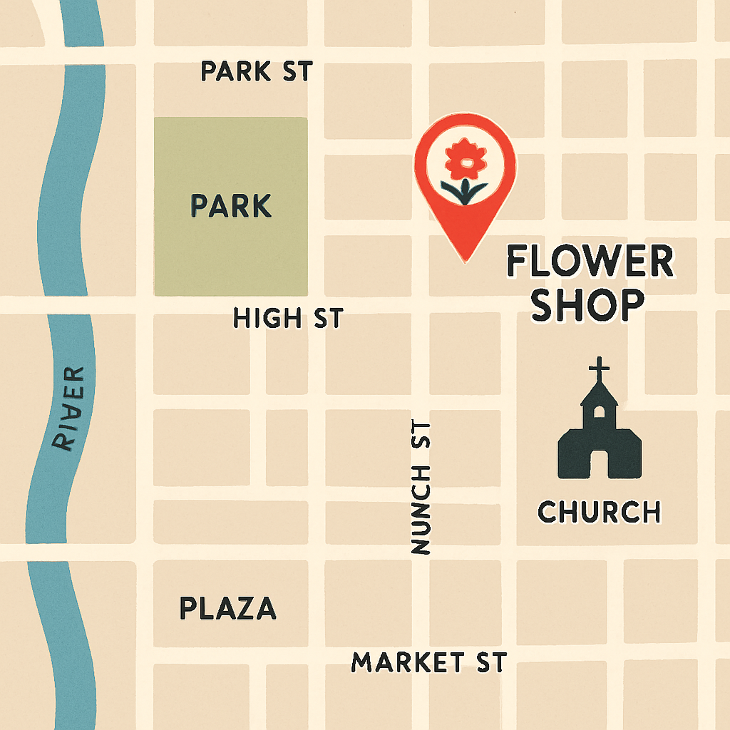 Map showing location
