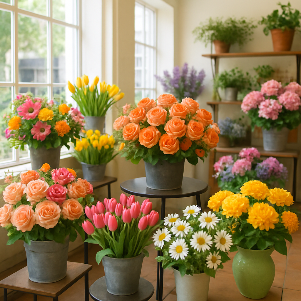 Beautiful flower arrangements