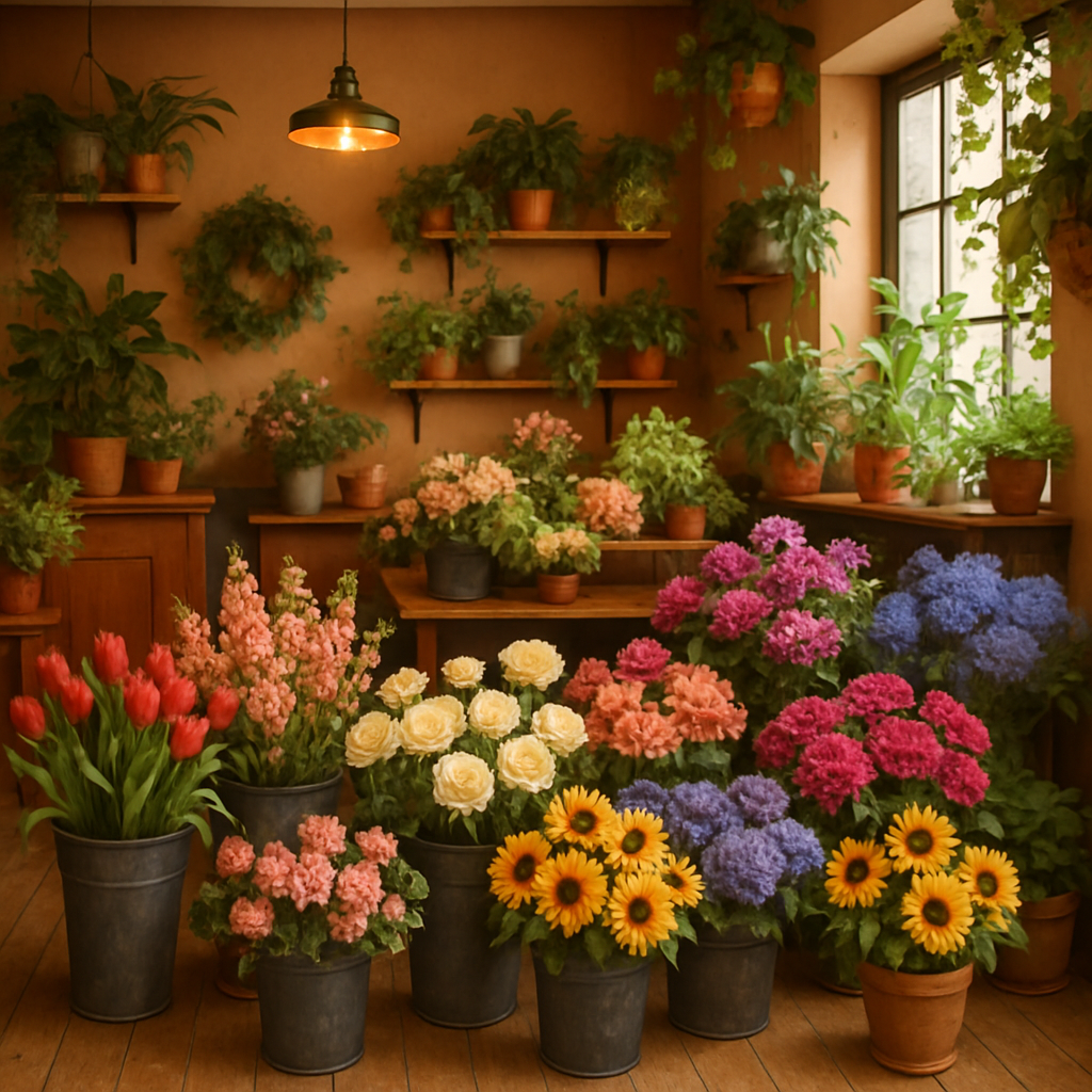 Flower shop interior